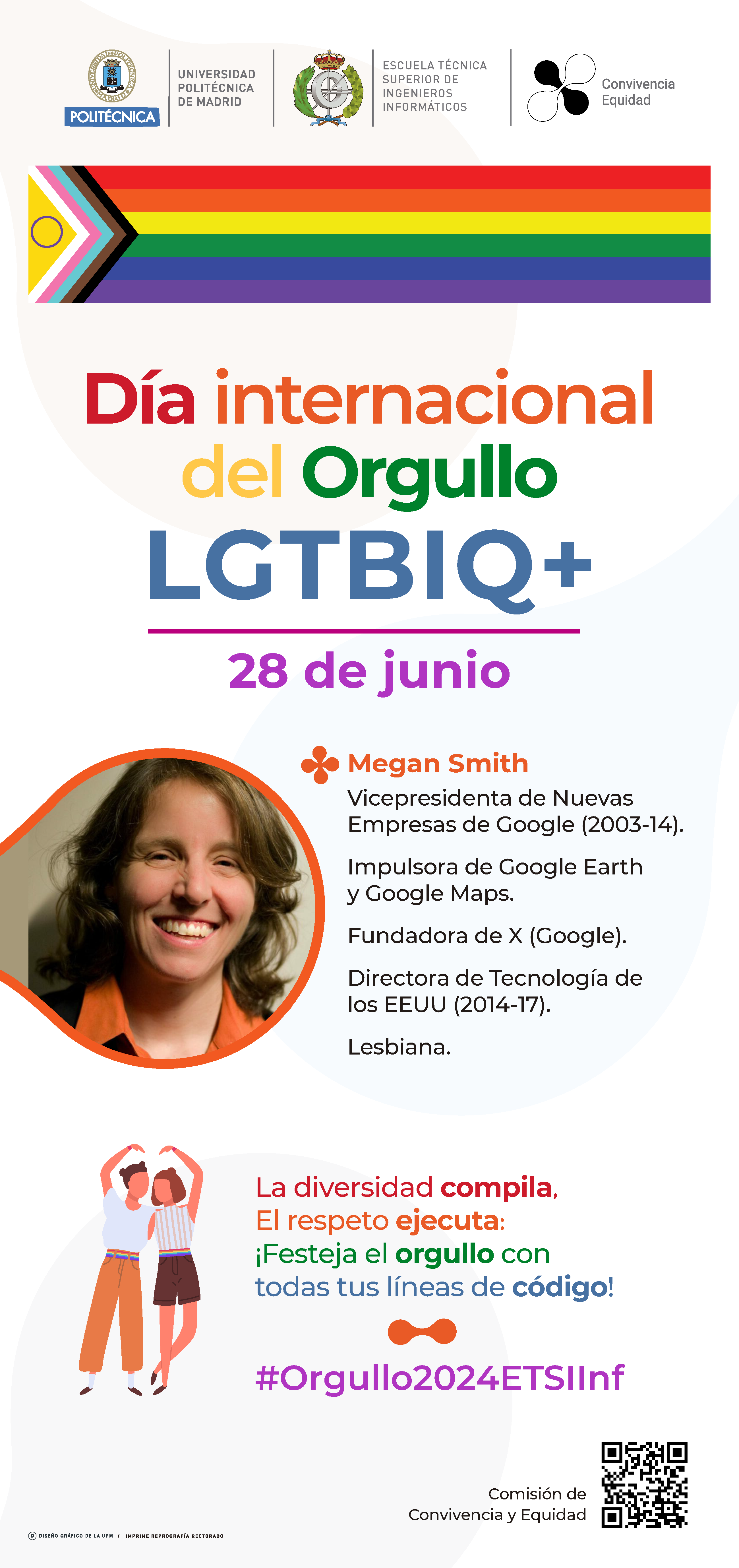 Cartel del Orgullo LGTBIQ+ 2024 (Megan Smith)